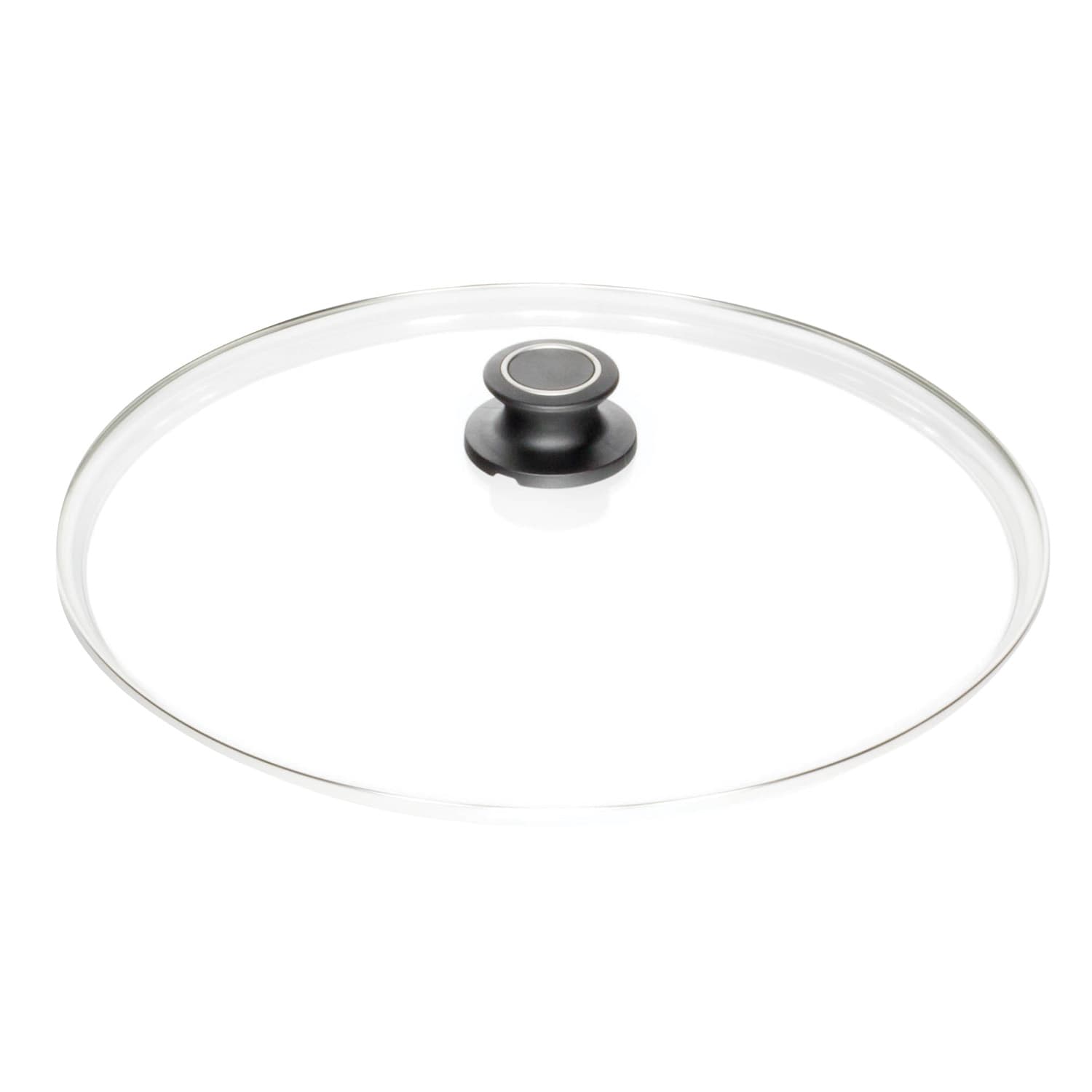 COUVERCLE EN VERRE CERCLE INOX