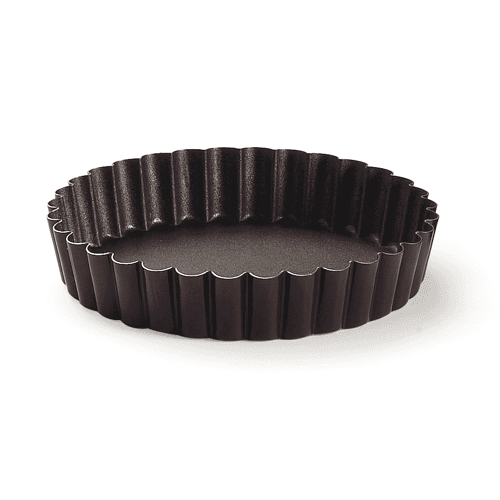 MOULE TARTELETTE RONDE CANNELEE FOND FIXE