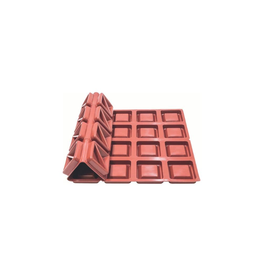 PLAQUE MAE PROFESSIONNEL 24 TARTES CARREES - GAMME SILMAE