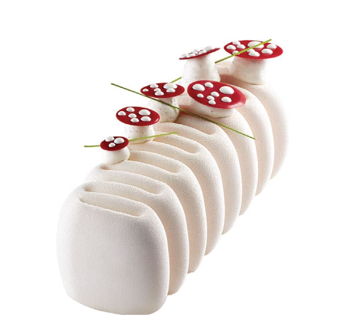 MOULE A BUCHE \"CREME\"PAVONI PROFESSIONNEL - GAMME PAVOCAKE