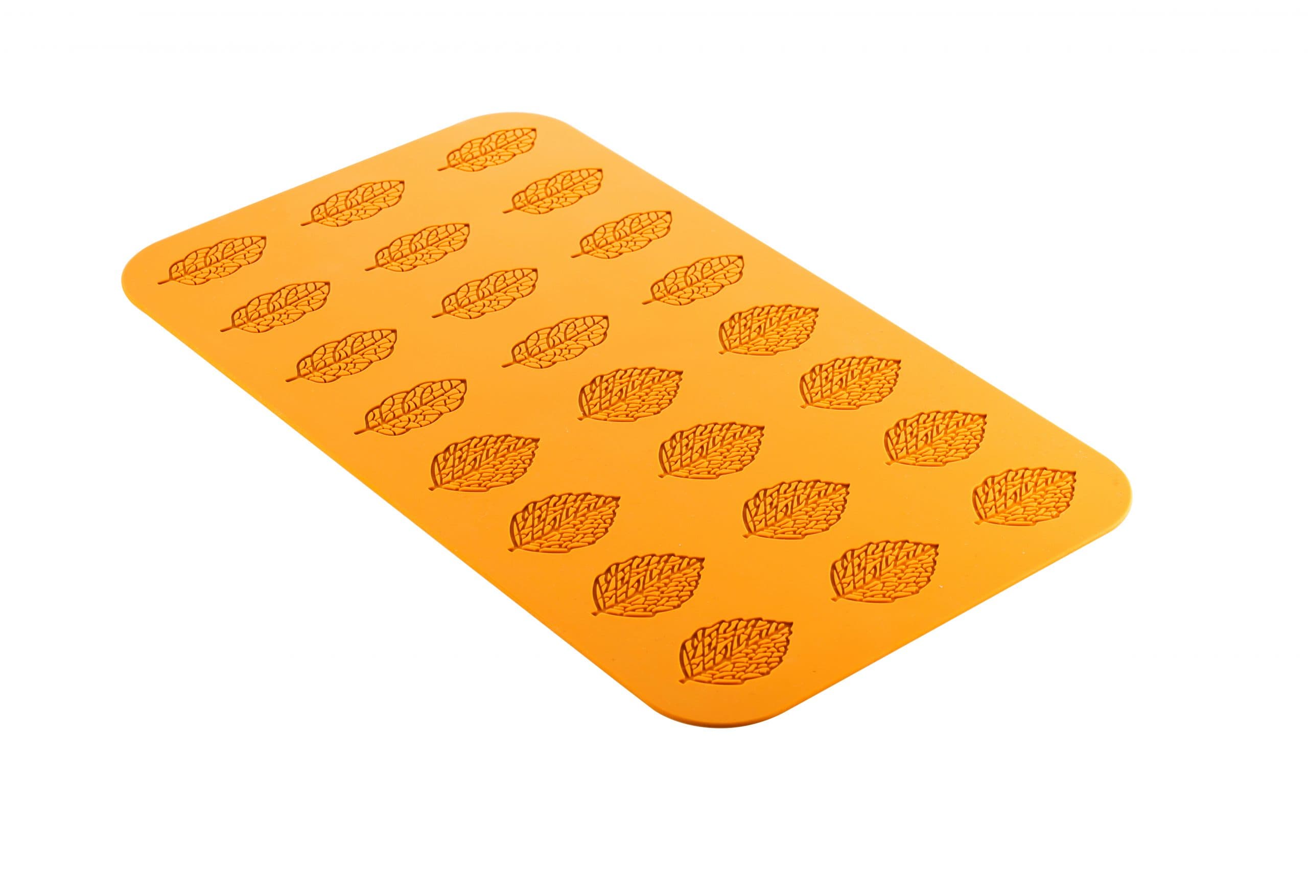 MOULE FLEXIBLE SILIKOMART PROFESSIONNEL 24 FEUILLES FORET - GAMME NATURAE