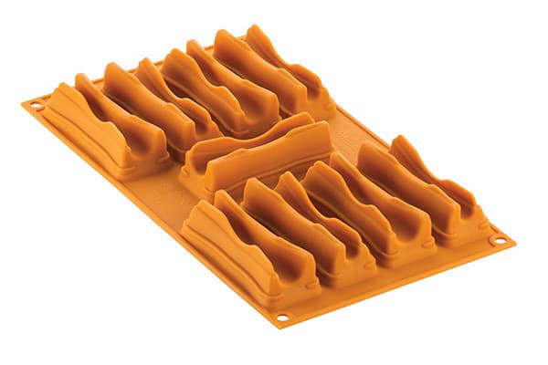 MOULE FLEXIBLE SILIKOMART PROFESSIONNEL 9 OS A MOELLE LONGS -GAMME NATURAE