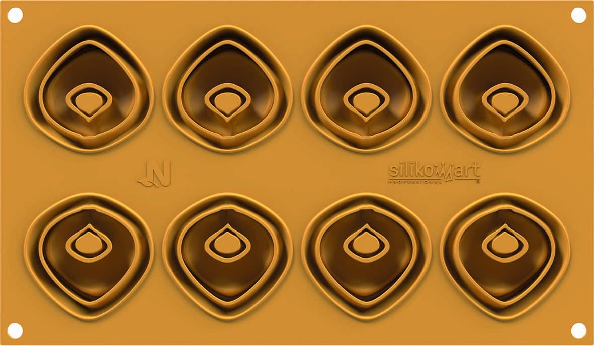 MOULE FLEXIBLE SILIKOMART PROFESSIONNEL 8 TORTELLINOS -GAMME NATURAE