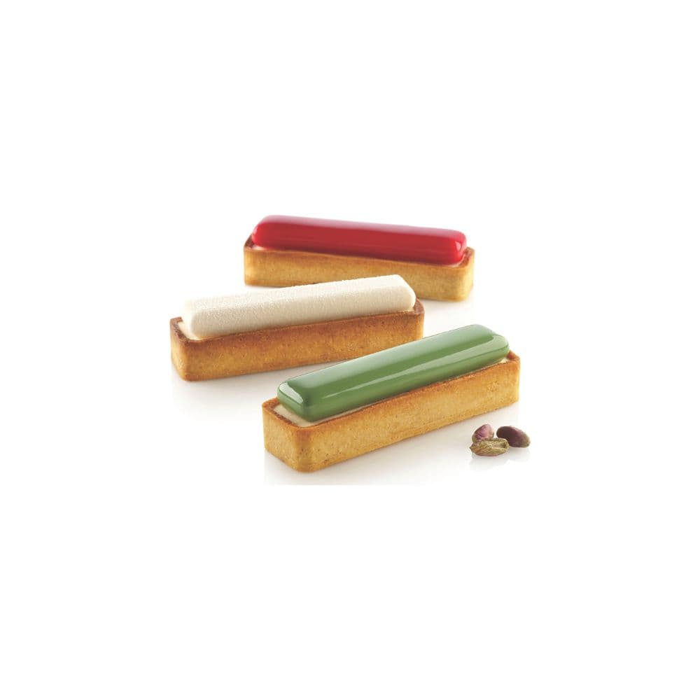 KIT SILIKOMART PROFESSIONNEL 6 TARTELETTES RECTANGLES