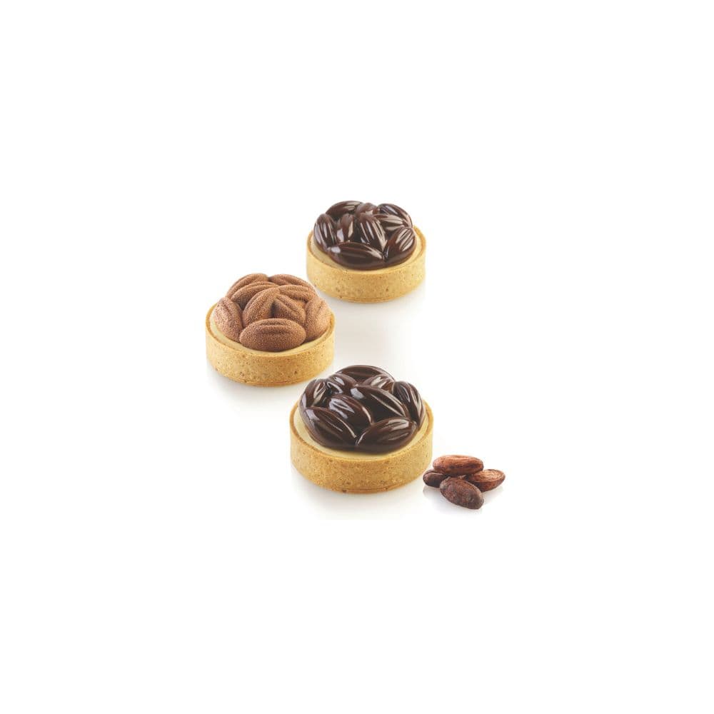 KIT SILIKOMART PROFESSIONNEL 8 TARTELETTES CACAO COCOA