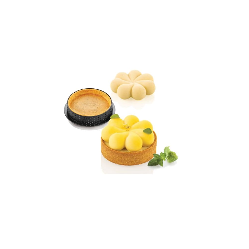 KIT SILIKOMART PROFESSIONNEL 8 TARTELETTES BLOSSOM