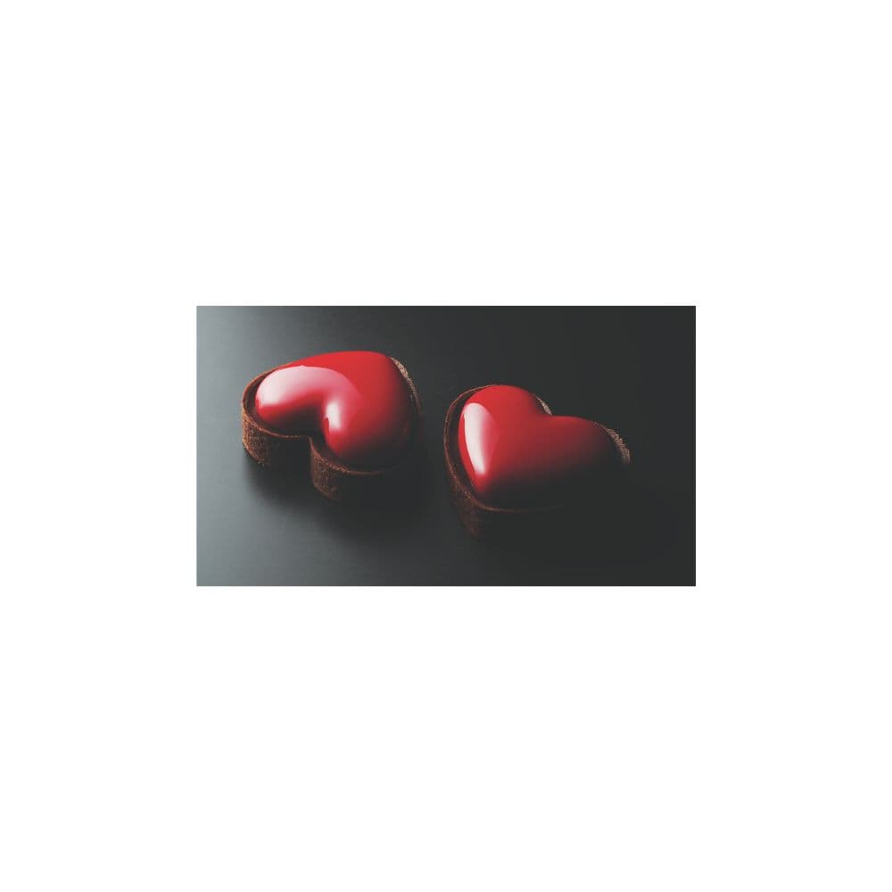 KIT SILIKOMART PROFESSIONNEL 8 TARTELETTES COEUR