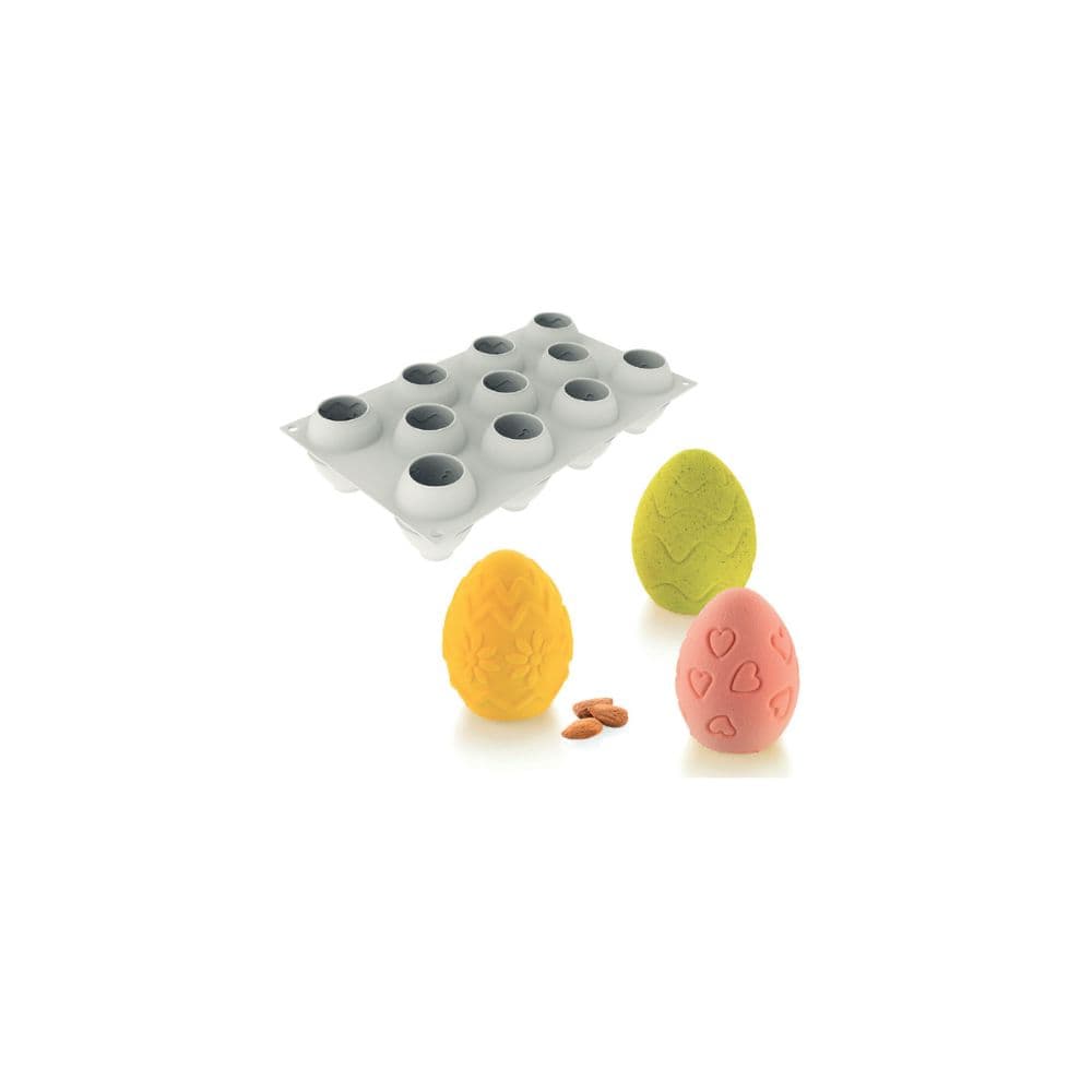 MOULE SILIKOMART PROFESSIONNEL 11 OEUFS DECORES