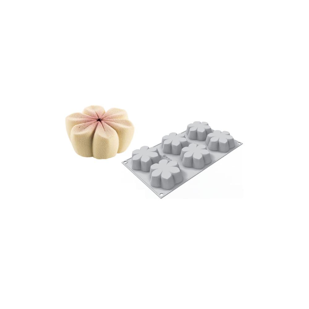MOULE SILIKOMART PROFESSIONNEL 6 FLEURS HANA