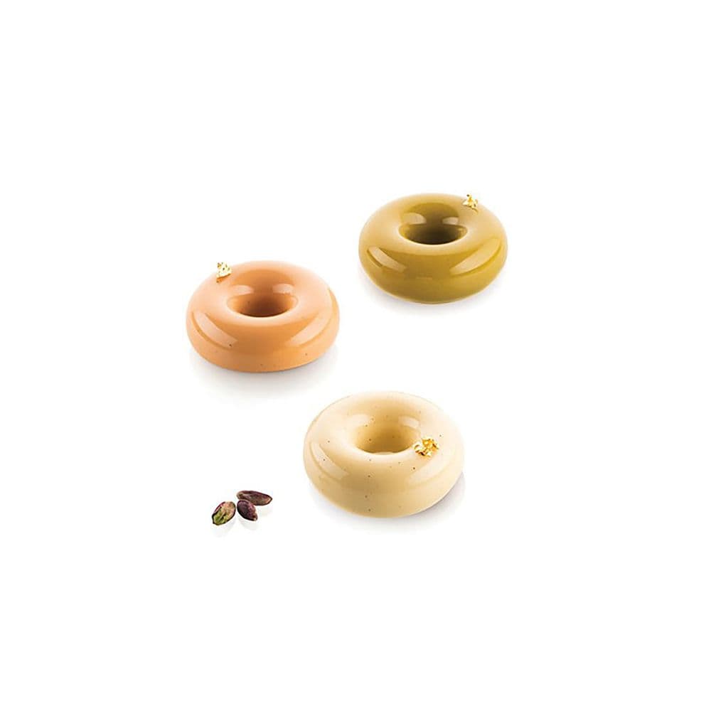 MOULE SILIKOMART PROFESSIONNEL 8 DONUTS GOURMANDS