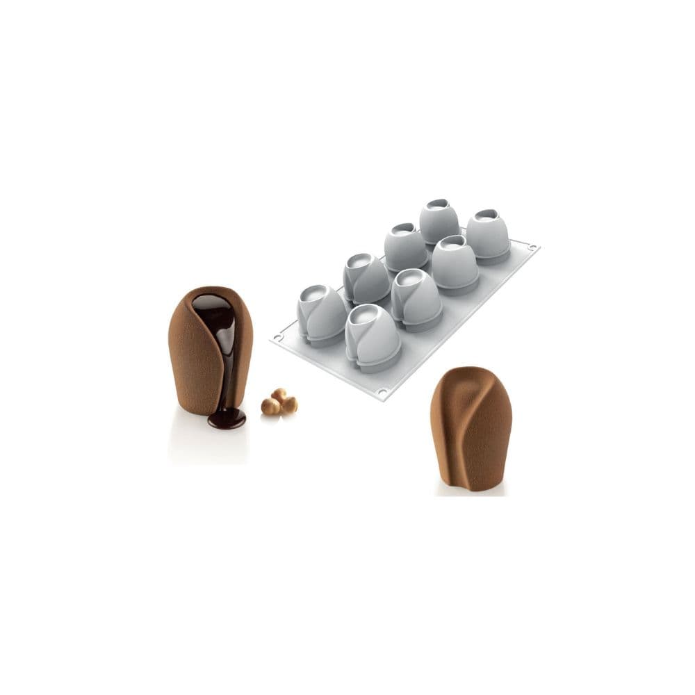 MOULE SILIKOMART PROFESSIONNEL 8 EMPREINTES TAKI