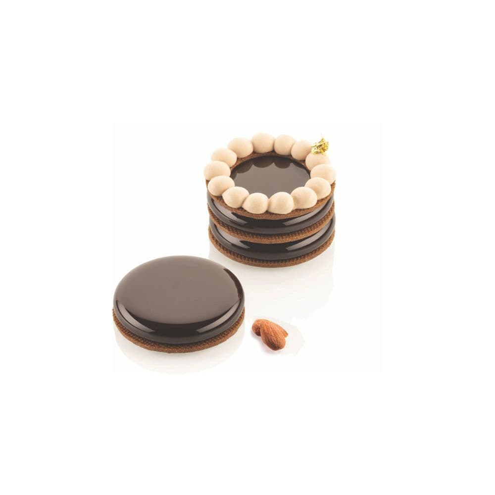 MOULE SILIKOMART PROFESSIONNEL 8 RONDS PLATS