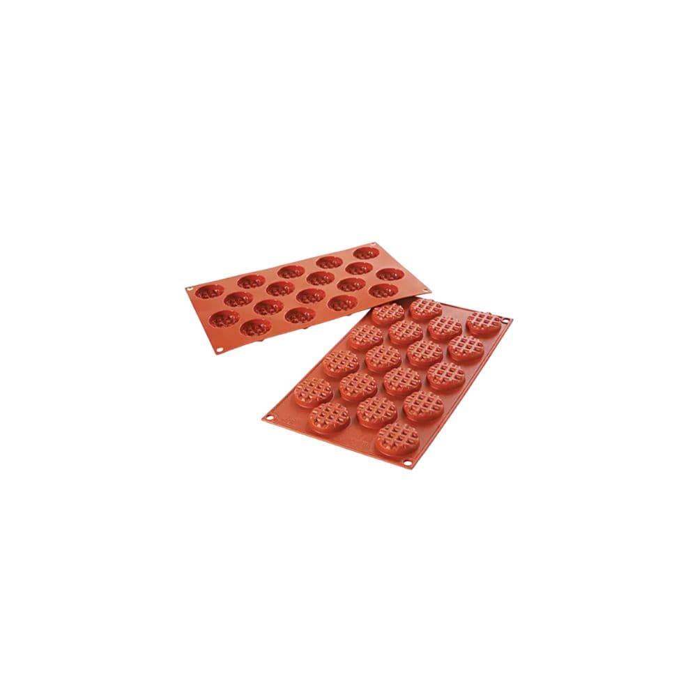 MOULE SILIKOMART PROFESSIONNEL MINI GAUFRES - GAMME SILICON FLEX