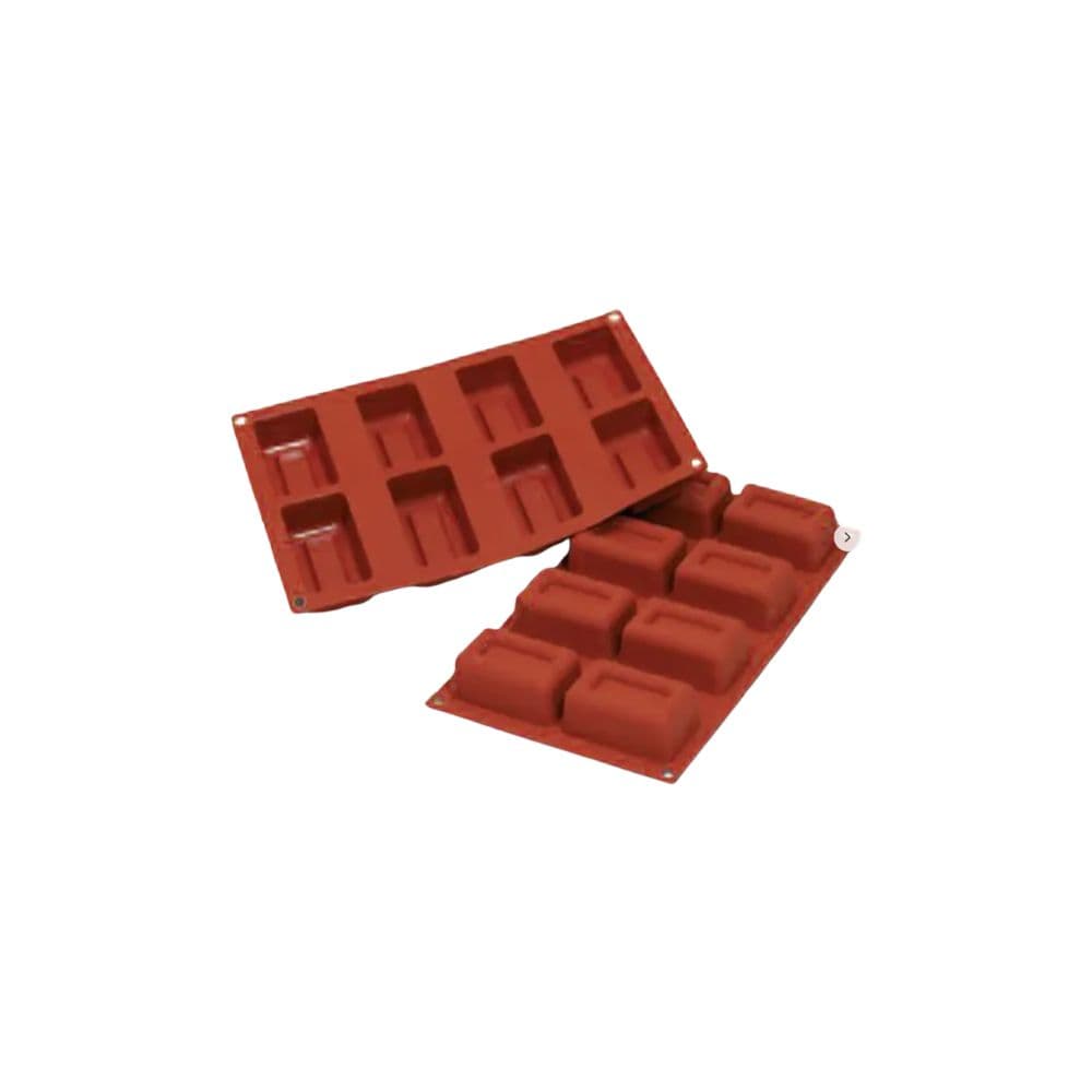 MOULE SILIKOMART PROFESSIONNEL SAVARINS RECTANGULAIRES -GAMME SILICON FLEX