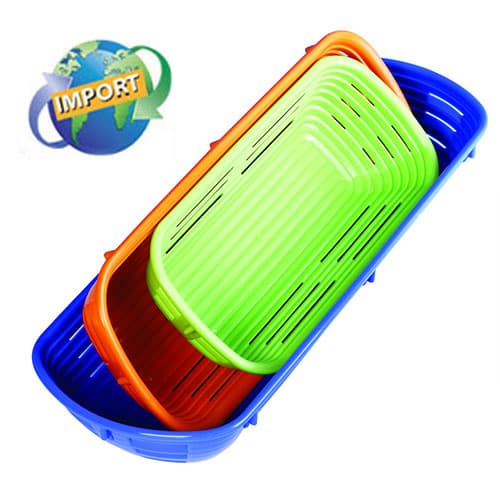 BANNETON AERE POLYPROPYLENE ORANGE Ø 220 MM