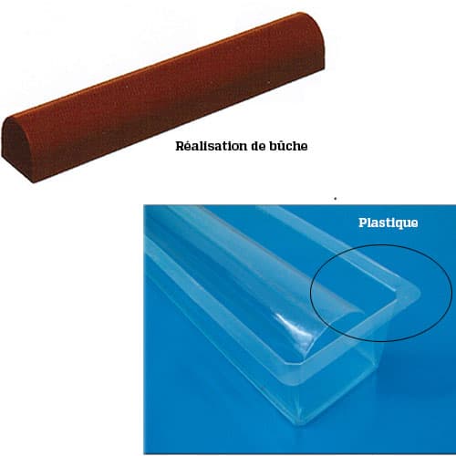 GOUTTIERE A BUCHE PLASTIQUE RONDE