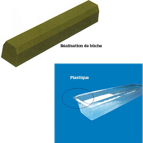 GOUTTIERE A BUCHE PLASTIQUE - BISEAUTEE