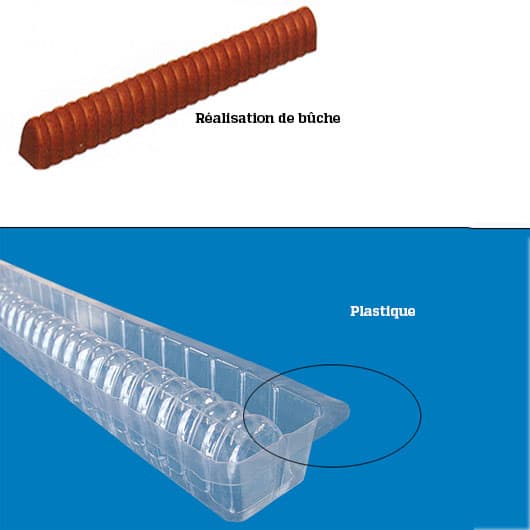 GOUTTIERE A BUCHE PLASTIQUE ANNELEE