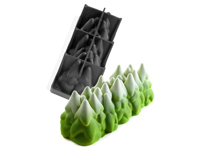 MOULE A BUCHE PAVONI MODELE ARBRES ENNEIGES