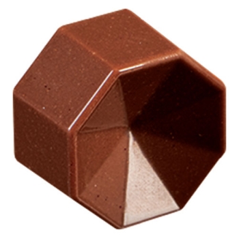 Moule silicone pour chocolat - 15 ronds nervurés - Easy Choc