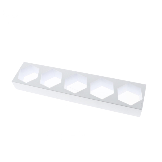 MOULE PLASTIQUE RAPIDE MINI GATEAUX HEXAGONAUX 40MM